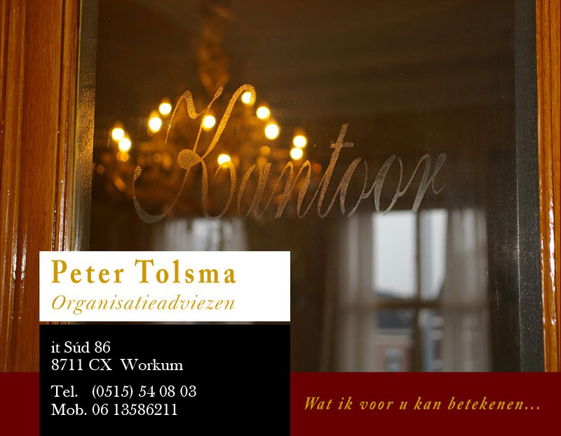 Meer info over bureau "Peter Tolsma Organisatieadviezen"